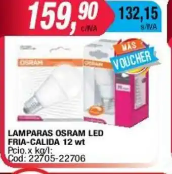 Maxiconsumo Lamparas Osram Led Fria-Calida 12wt oferta
