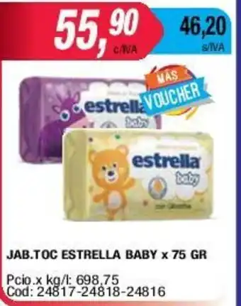Maxiconsumo Estrella Jab.Toc Baby x 75gr oferta