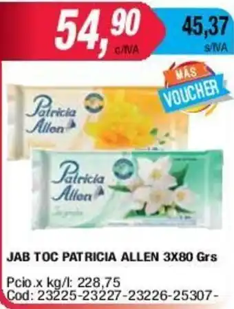 Maxiconsumo Patricia Allen Jab Toc x 3 x80grs oferta