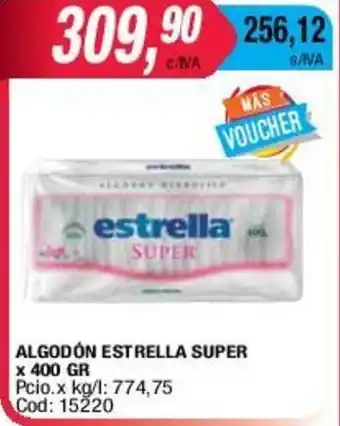 Maxiconsumo Estrella Algodon Super x 400gr oferta