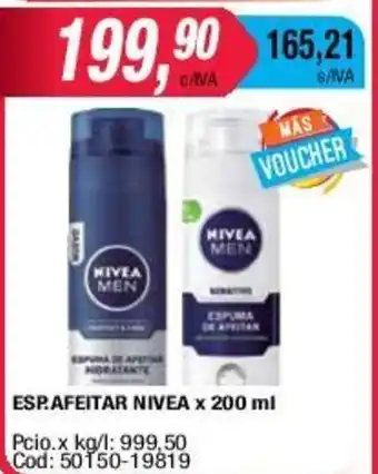 Maxiconsumo Nivea Esp.Afeitar x 200ml oferta