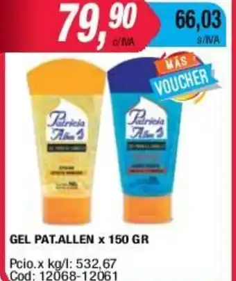 Maxiconsumo Gel Pat Allen x 150gr oferta