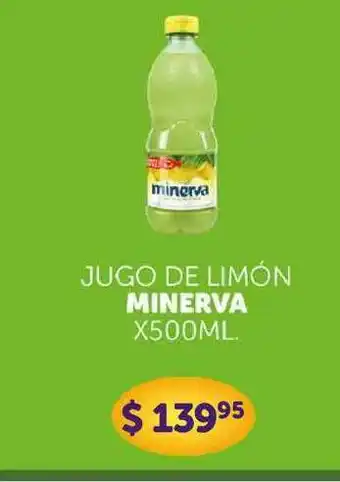 La Gallega Supermercados Jugo De Limón Minerva x 500 ml oferta