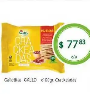 La Gallega Supermercados Galletitas Gallo x 100gr oferta