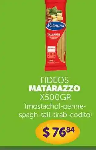 La Gallega Supermercados Fideos Matarazzo 500grs oferta