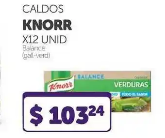 La Gallega Supermercados Caldos Knorr 12u oferta