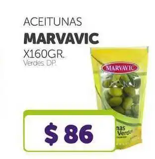 La Gallega Supermercados Aceitunas Marvavic Verdes Dp x 160gr oferta