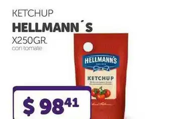 La Gallega Supermercados Ketchup Hellmann's Con Tomate x 250 gr oferta