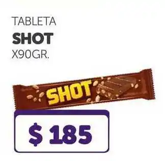 La Gallega Supermercados Tableta Shot x 90 gr oferta