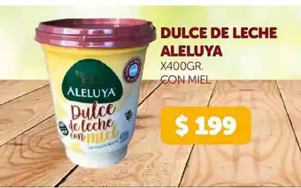 La Gallega Supermercados Dulce De Leche Aleluya Con Miel x 400 gr oferta