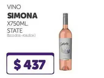 La Gallega Supermercados Vino Simona x 750 ml oferta