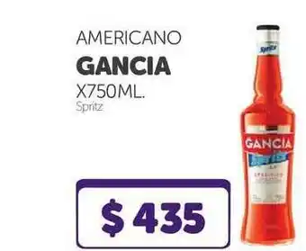 La Gallega Supermercados Americano Gancia X750ml oferta
