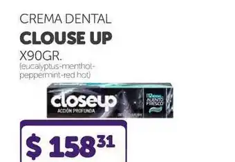 La Gallega Supermercados Crema Dental Clouse Up x 90 gr oferta