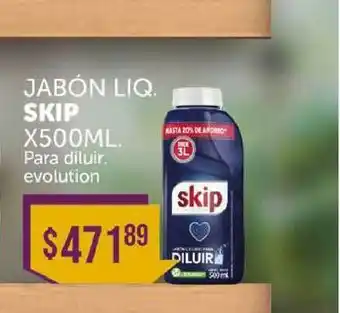 La Gallega Supermercados Jabon Liq. Skip x 500 ml oferta