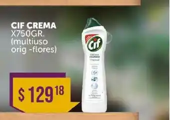 La Gallega Supermercados Cif Crema Multiuso Orig-flores oferta