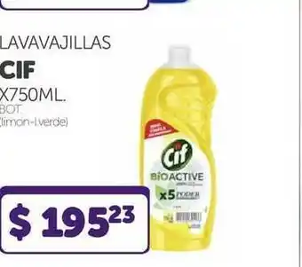 La Gallega Supermercados Lavavajillas Cif x 750 ml oferta