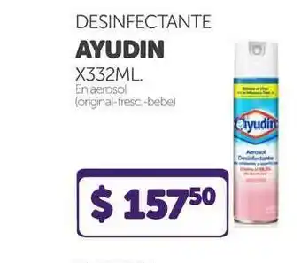 La Gallega Supermercados Desinfectante Ayudin x 332 ml oferta