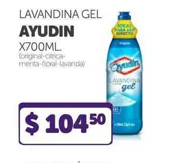 La Gallega Supermercados Lavandina Gel Ayudin x 700 ml oferta