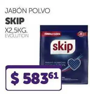La Gallega Supermercados Jabón Polvo Skip x 2,5 kg oferta