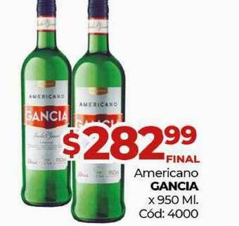 Diarco Americano Gancia x 950 ml oferta