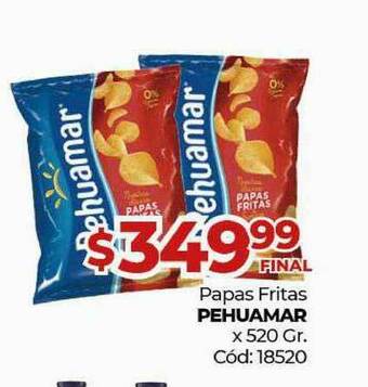 Diarco Papas Fritas Pehuamar x 520 gr oferta