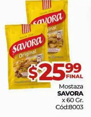 Diarco Mostaza Savora x 60 gr oferta
