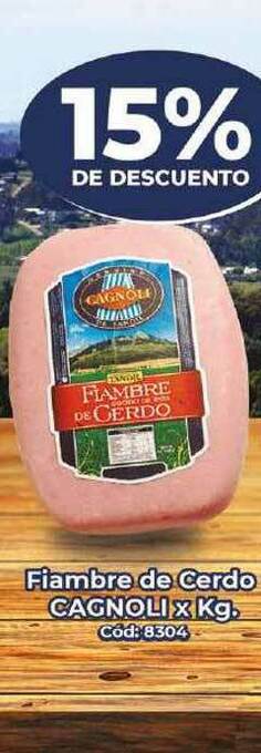 Diarco Fiambre De Cerdo Cagnoli oferta