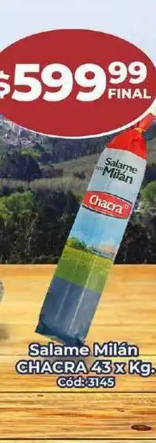 Diarco Salame Milán Chacra oferta
