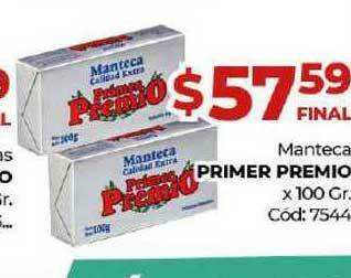 Diarco Manteca Primer Premio x 100gr oferta
