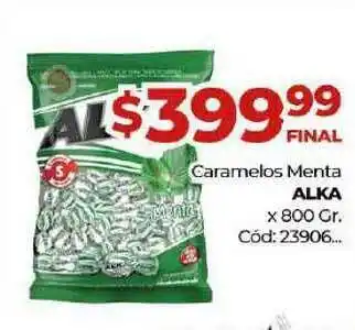 Diarco Caramelos Menta Alka x 800gr oferta