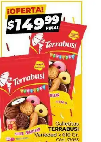 Diarco Galletitas Terrabusi x 610gr oferta
