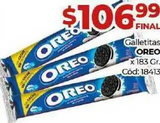 Diarco Galletitas Oreo x 183gr oferta