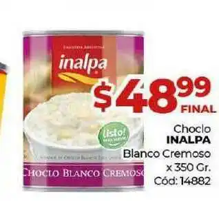 Diarco Choclo Inalpa Blanco Cremoso x 350gr oferta