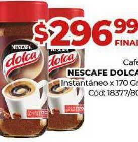 Diarco Café Nescafe Dolca Instantáneo x 170gr oferta