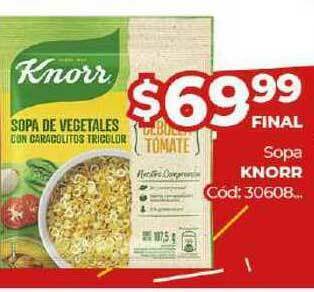 Diarco Sopa Knorr oferta