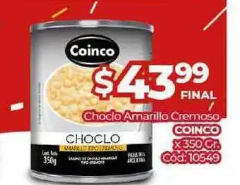 Diarco Choclo Amarillo Cremoso Coinco x 350gr oferta