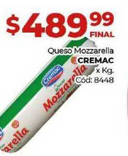 Diarco Queso Mozzarella Cremac oferta