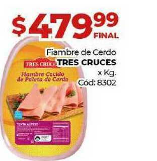Diarco Fiambre De Cerdo Tres Cruces oferta