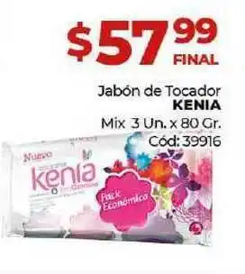 Diarco Jabón De Tocador Kenia Mix x 80gr oferta