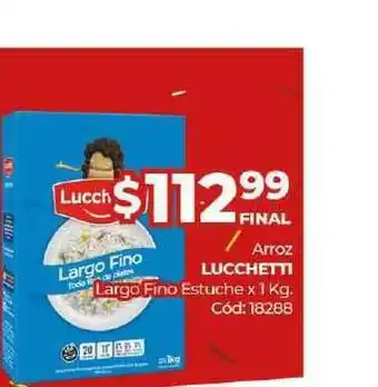 Diarco Arroz Lucchetti Largo Fino Estuche oferta