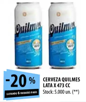 Punto Mayorista Quilmes Cerveza Lata x 473cc oferta