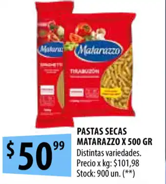 Punto Mayorista Matarazzo Pastas Secas x 500gr oferta