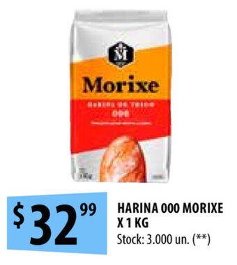 Punto Mayorista Morixe Harina 000 x 1kg oferta