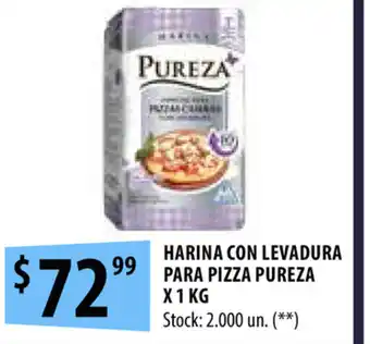 Punto Mayorista Pureza Harina Con Levadura Para Pizza x 1kg oferta