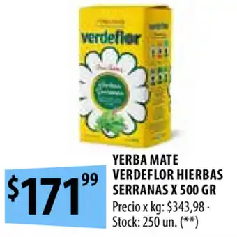 Punto Mayorista Yerba Mate Vedeflor Hierbas Serranas x 500gr oferta