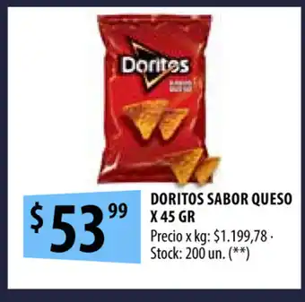 Punto Mayorista Doritos Sabor Queso x 45gr oferta