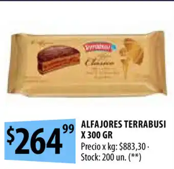 Punto Mayorista Alfajores Terrabusi x 300gr oferta