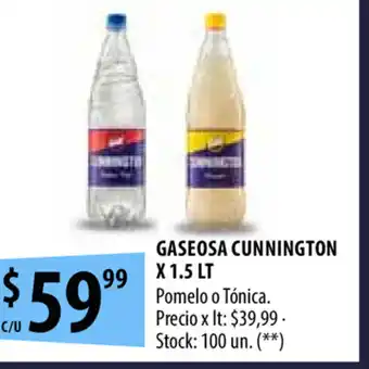 Punto Mayorista Gaseosa Cunnington x 1.5lt oferta