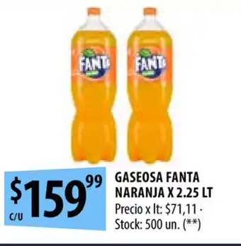 Punto Mayorista Fanta Gaseosa Naranja x 2.25lt oferta