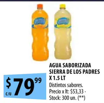 Punto Mayorista Agua Saborizada Sierra De Los Padres x 1.5lt oferta